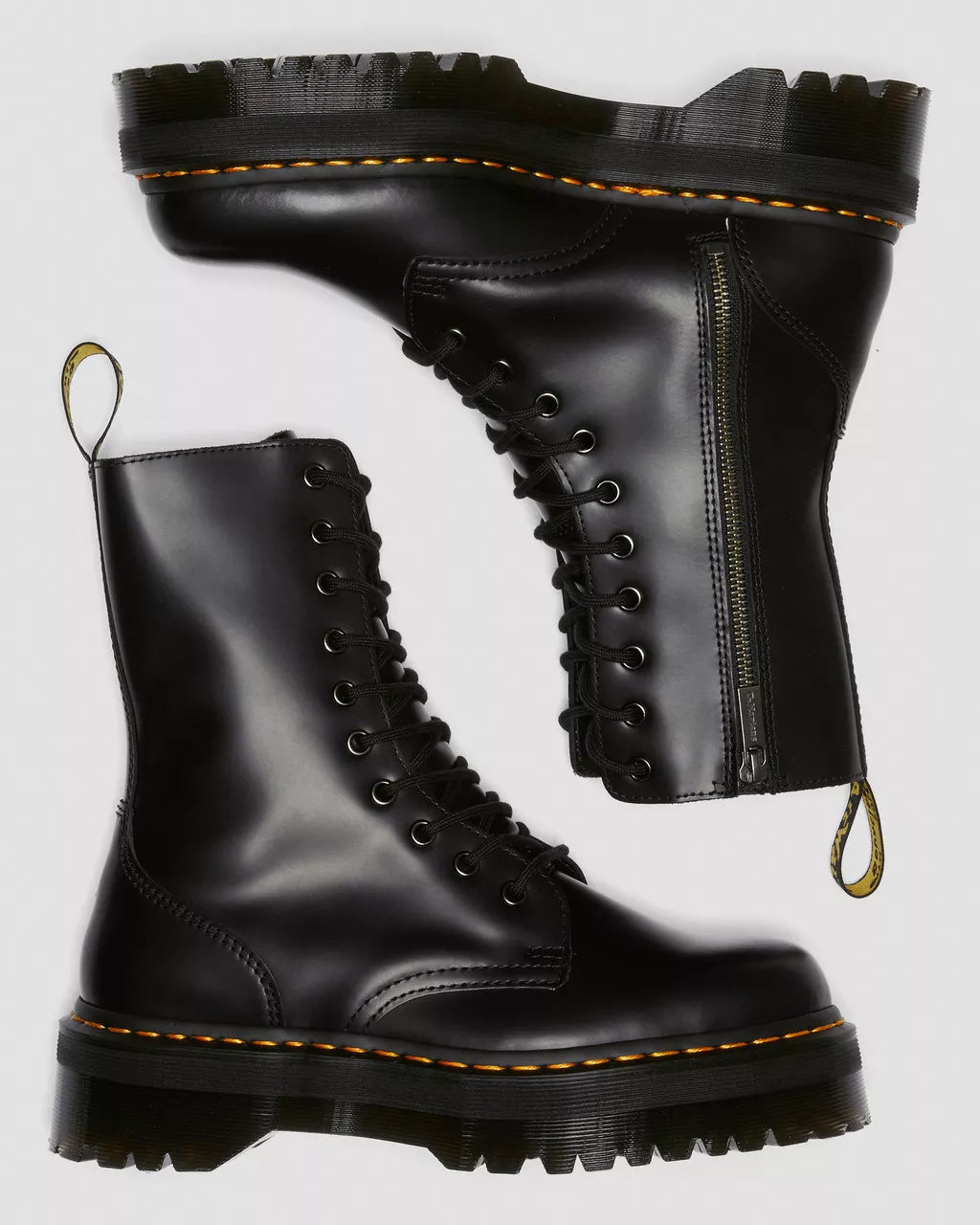 Jadon Hi Smooth Leather Platform Boots