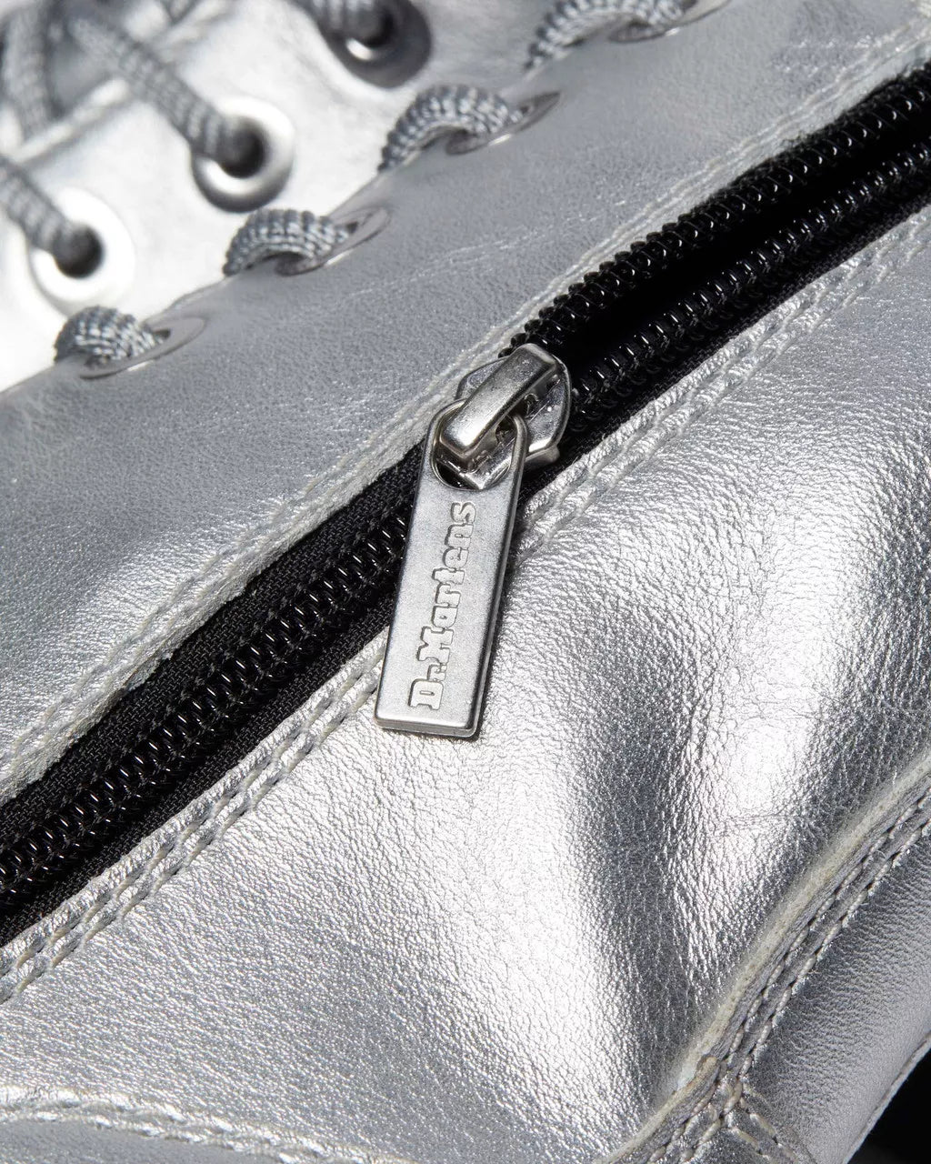 DR MARTENS Jadon Metallic Leather Platform Boots
