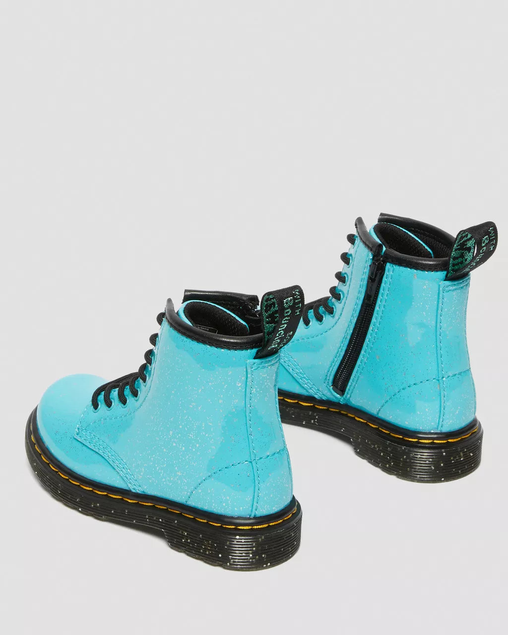 DR MARTENS Toddler 1460 Glitter Lace Up Boots