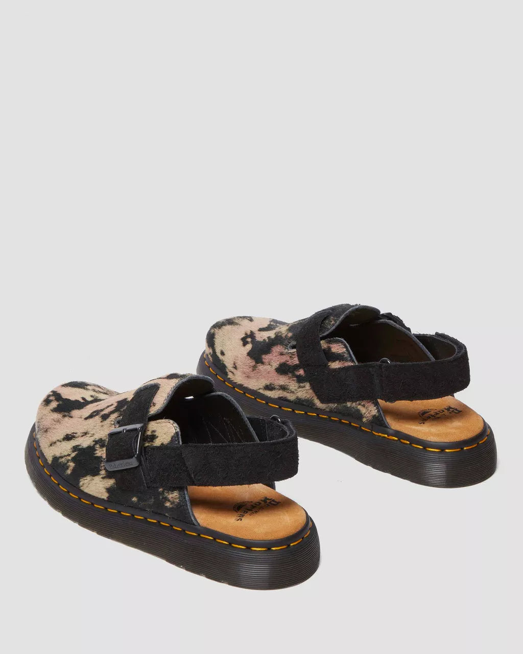 DR MARTENS Jorge II Contrast Hair-On Mules