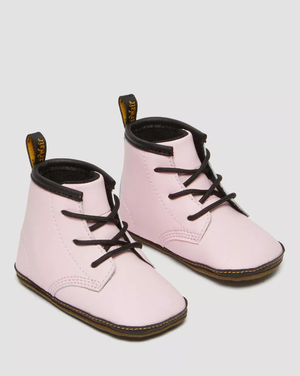 Newborn 1460 Auburn Leather Booties