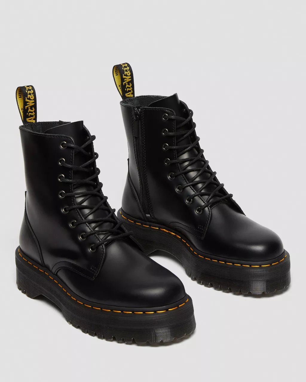 Jadon Smooth Leather Platform Boots