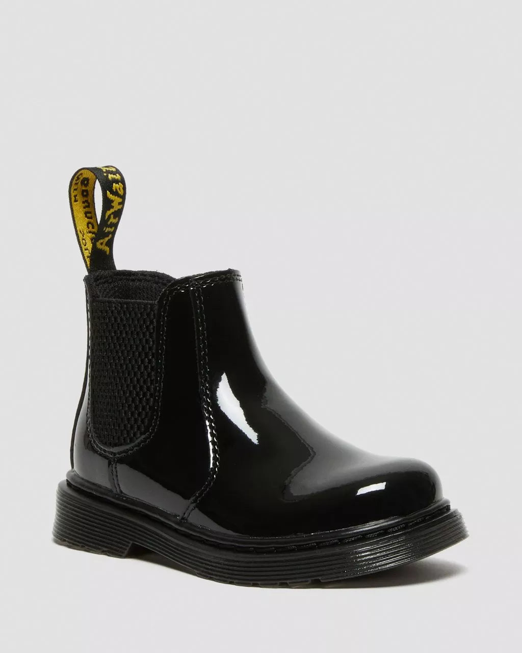 DR MARTENS 2976 TODDLER PATENT LEATHER CHELSEA BOOTS
