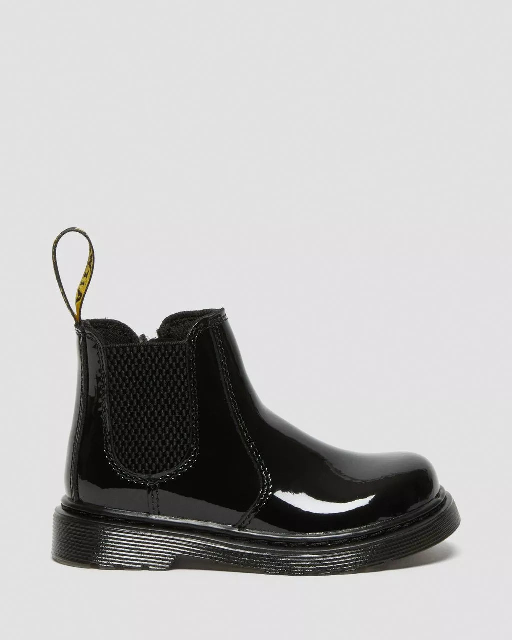 DR MARTENS 2976 TODDLER PATENT LEATHER CHELSEA BOOTS