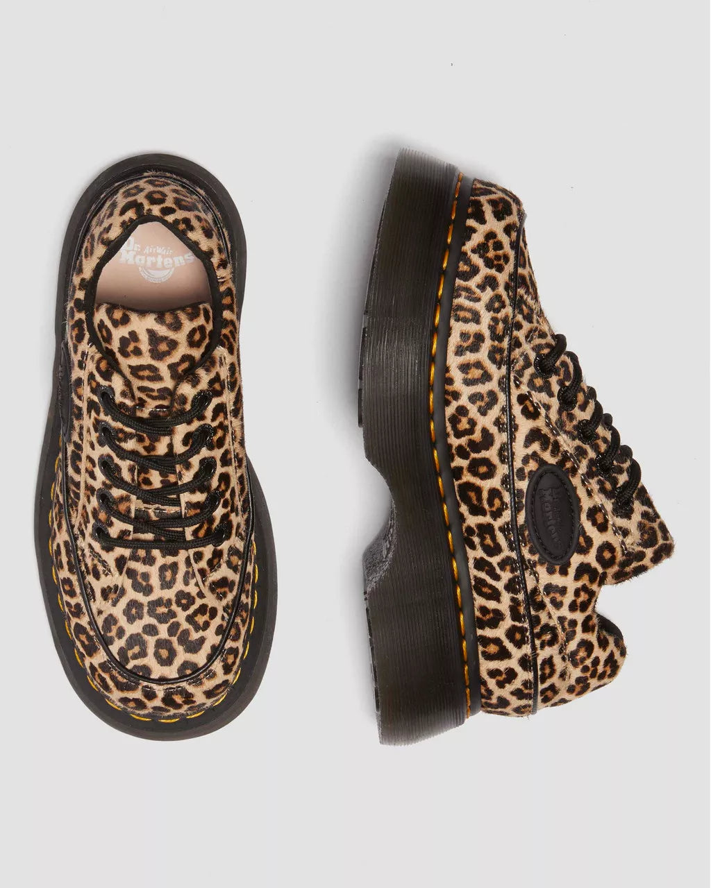 DR MARTENS Buzz 5-Eye Leopard Shoes