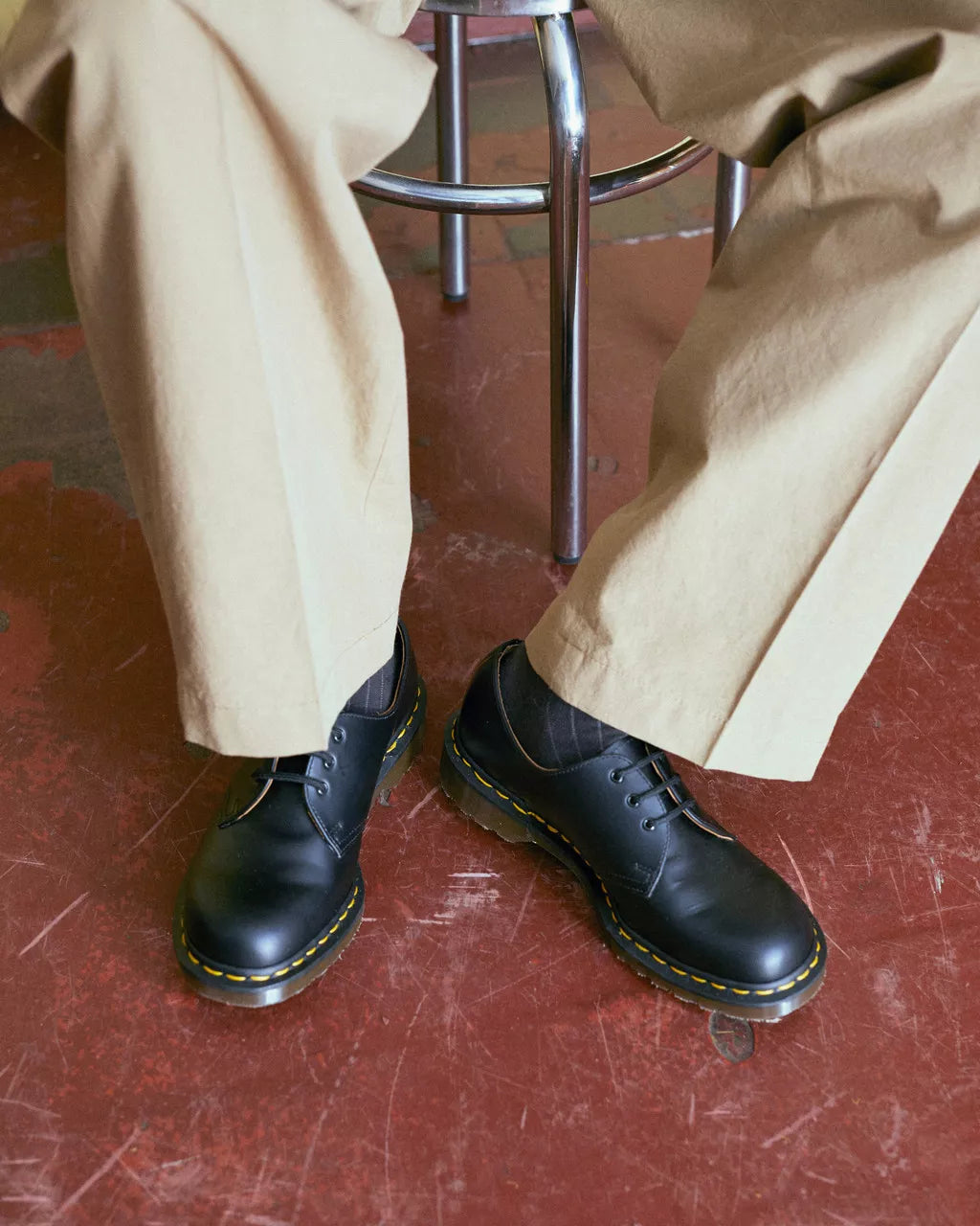 Vintage 1461 Quilon Leather Oxford Shoes