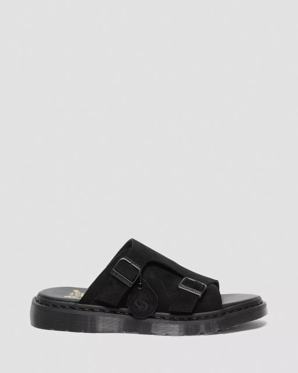 DR MARTENS Dayne Made in England Suede Slide Sandals