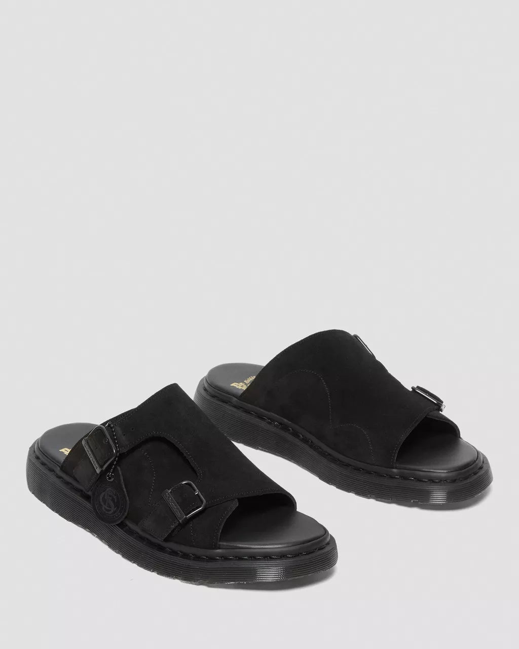 DR MARTENS Dayne Made in England Suede Slide Sandals