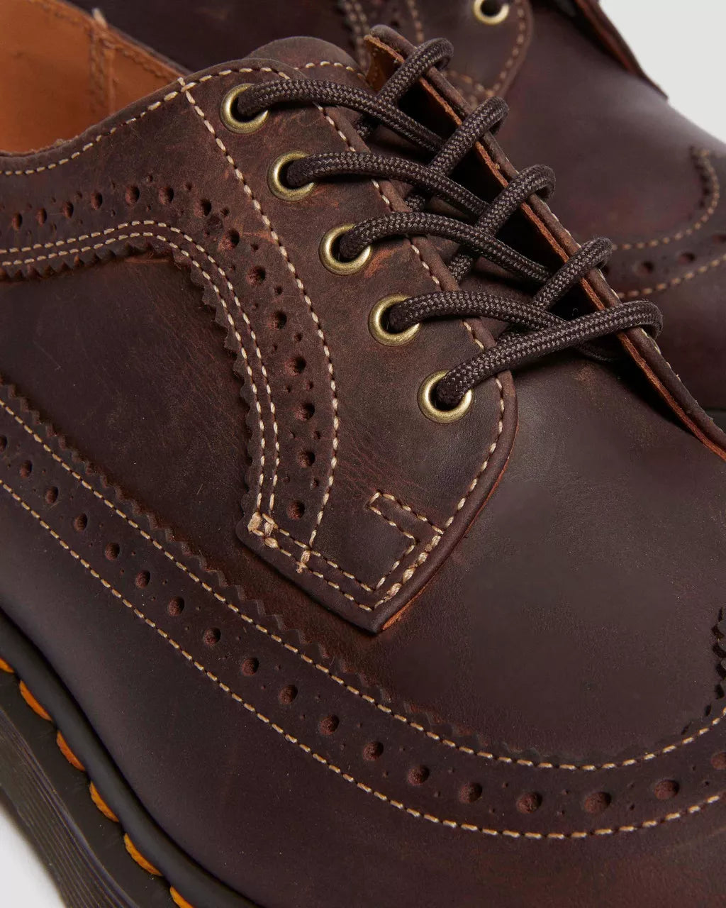 3989 Crazy Horse Leather Brogue Shoes