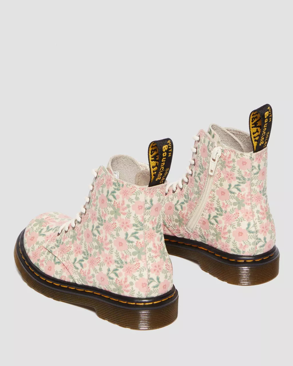 Toddler 1460 Floral Leather Boots