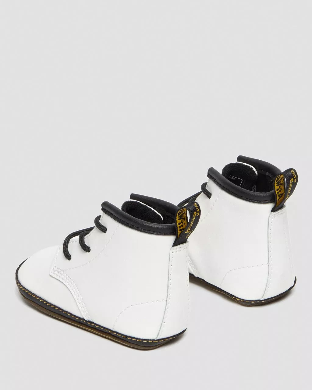 DR MARTENS Newborn 1460 Auburn Leather Booties
