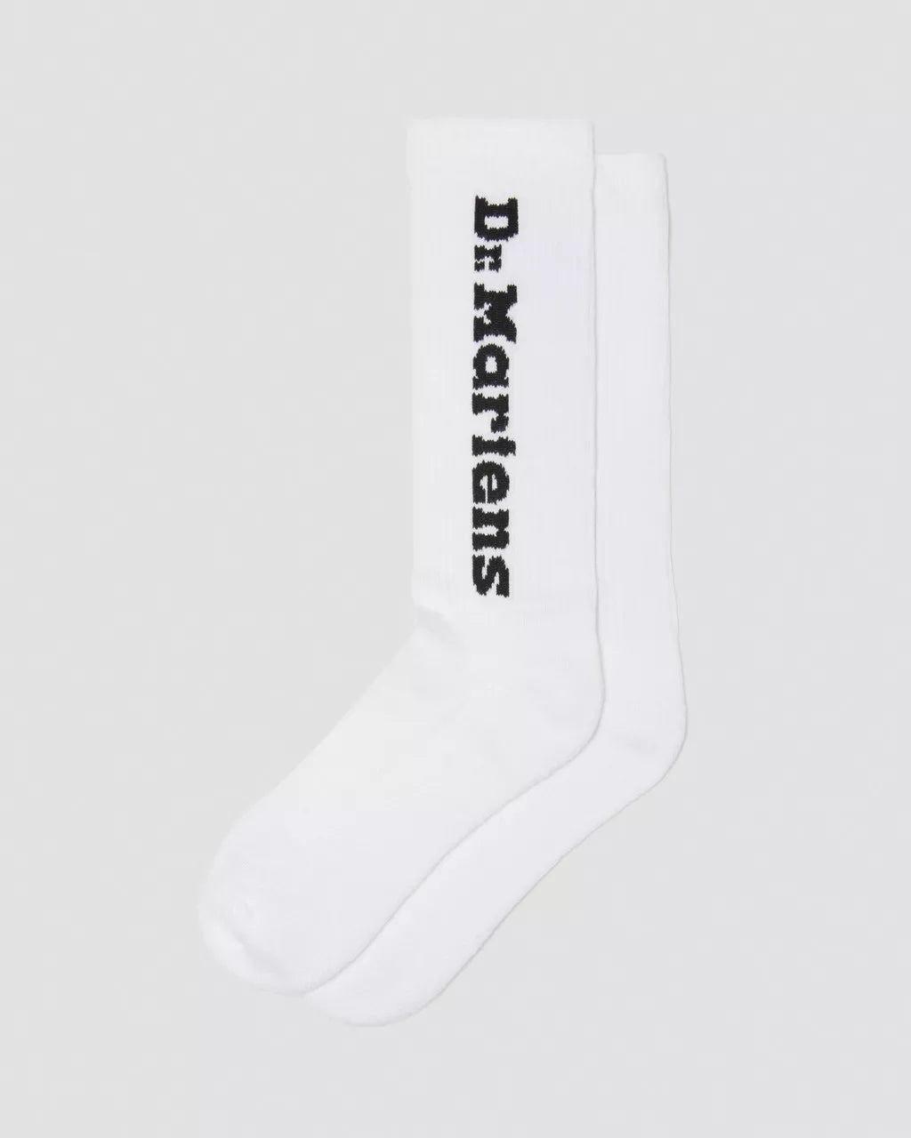 Vertical Logo Cotton Blend Socks Black