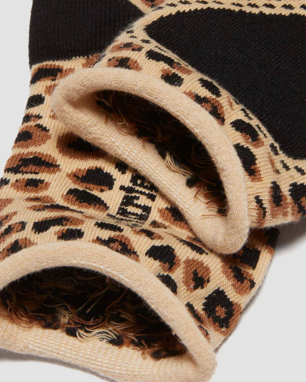 Leopard Heart Cotton Blend Socks