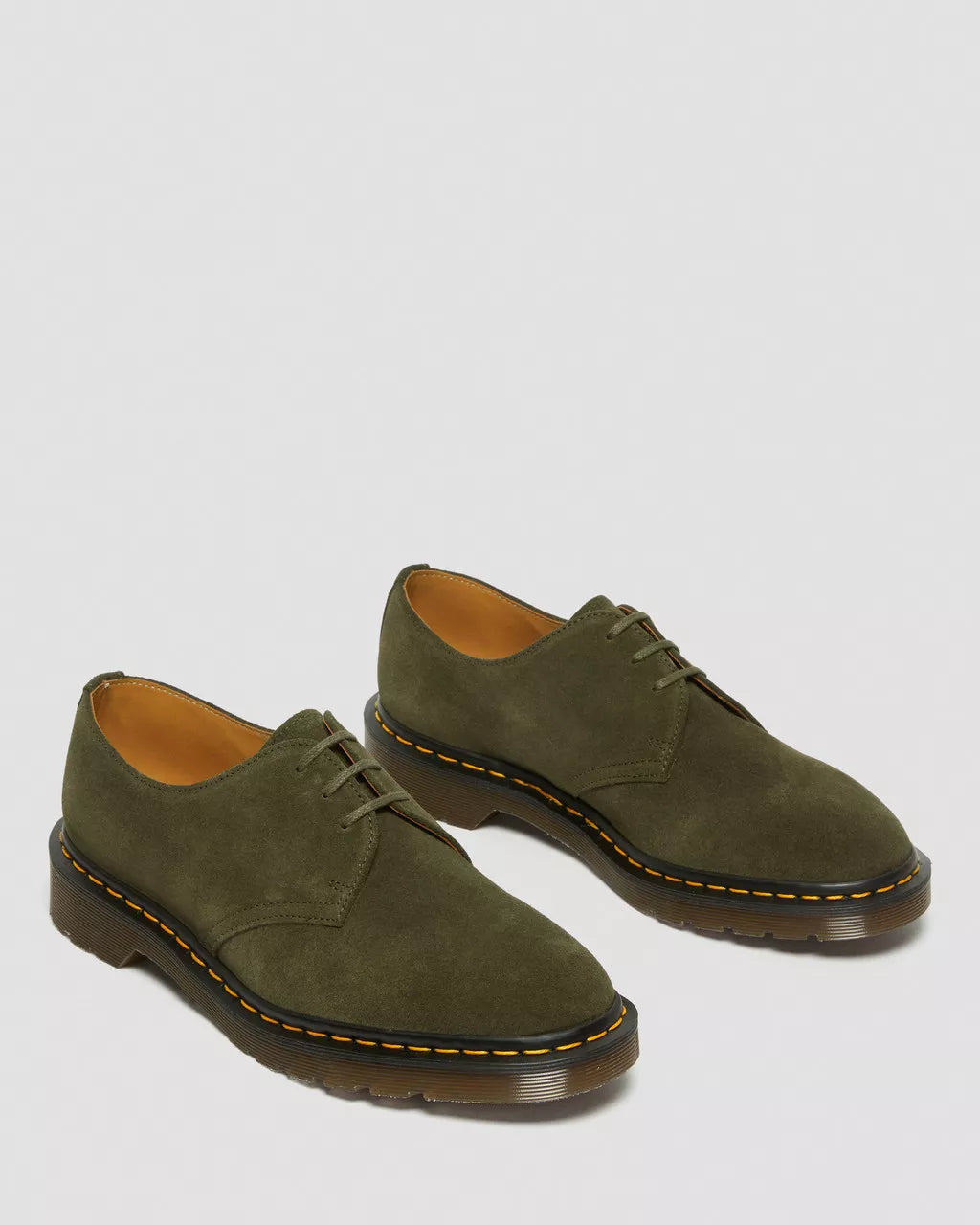 DR MARTENS 1461 Made in England Buck Suede Shoes