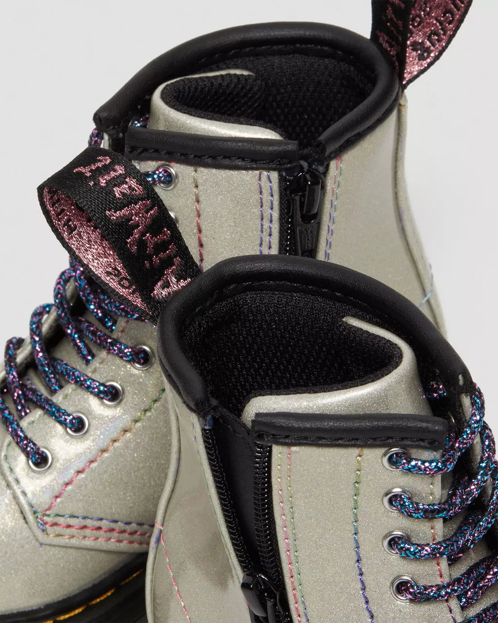 Toddler 1460 Sparkle Rays Lace Up Boots