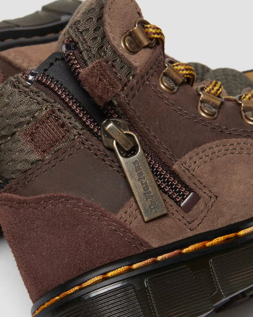 DR MARTENS Toddler Raffe Leather &amp; Suede Boots