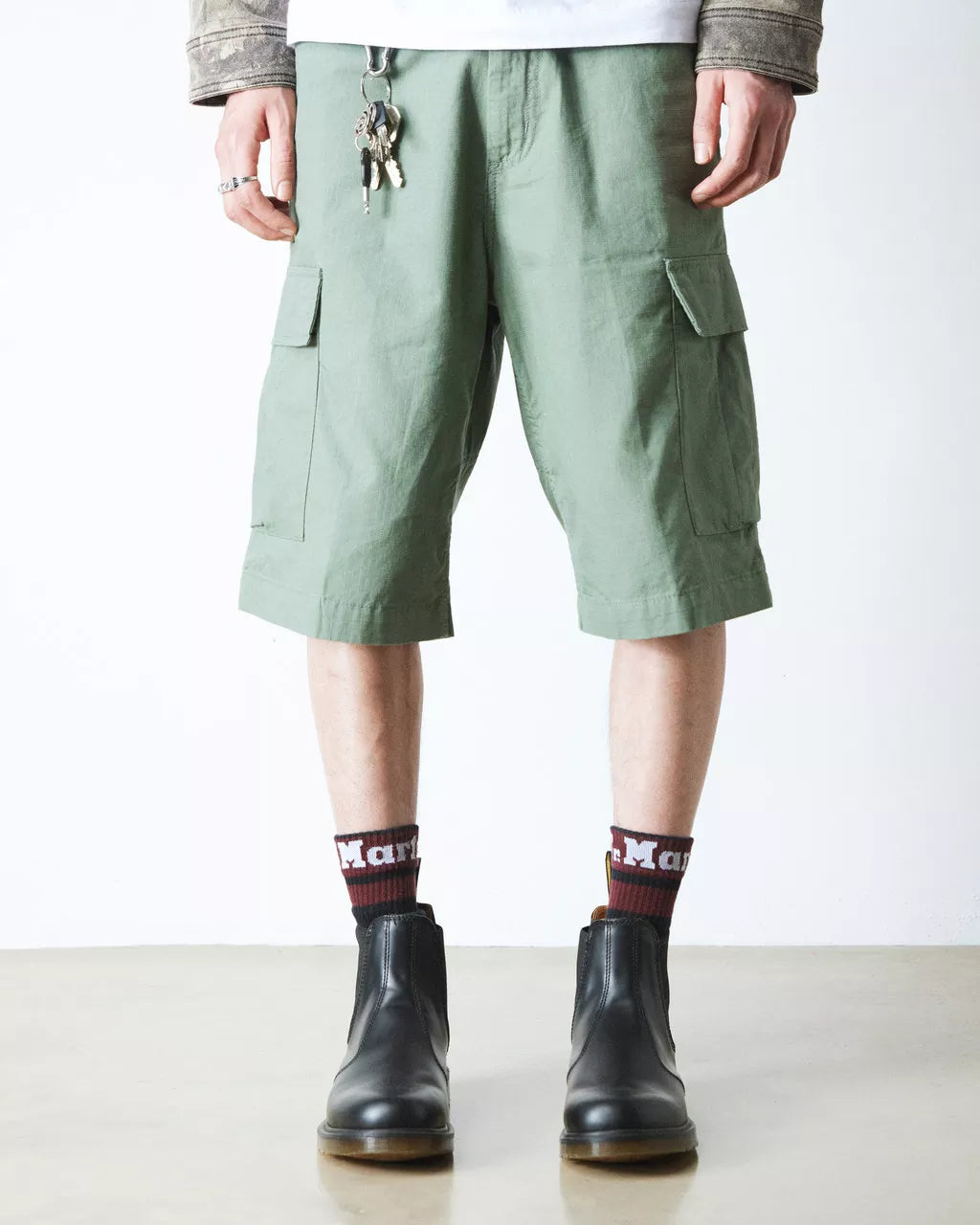 Athletic Logo Organic Cotton Blend Socks
