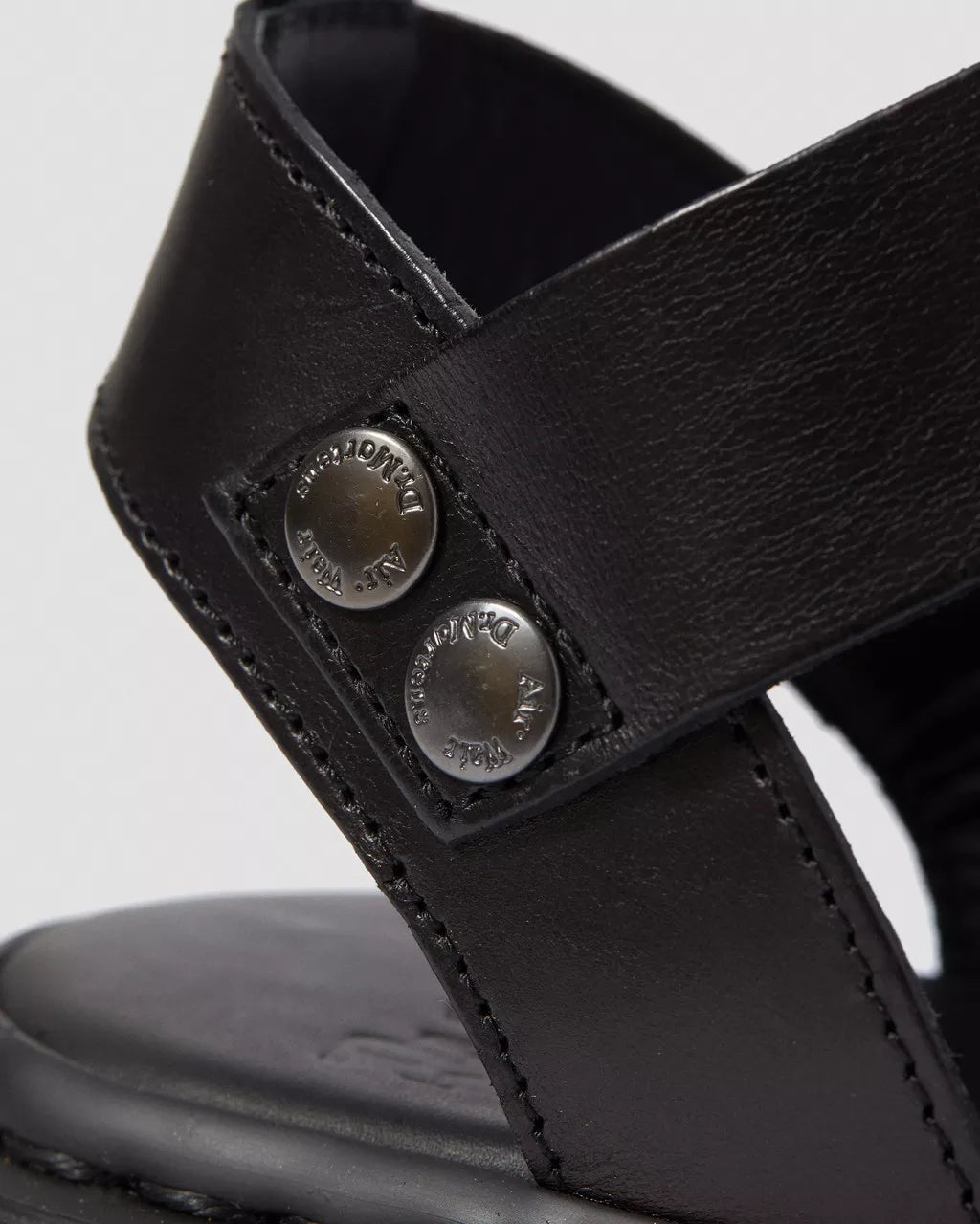 DR MARTENS Gryphon Brando Leather Strap Sandals