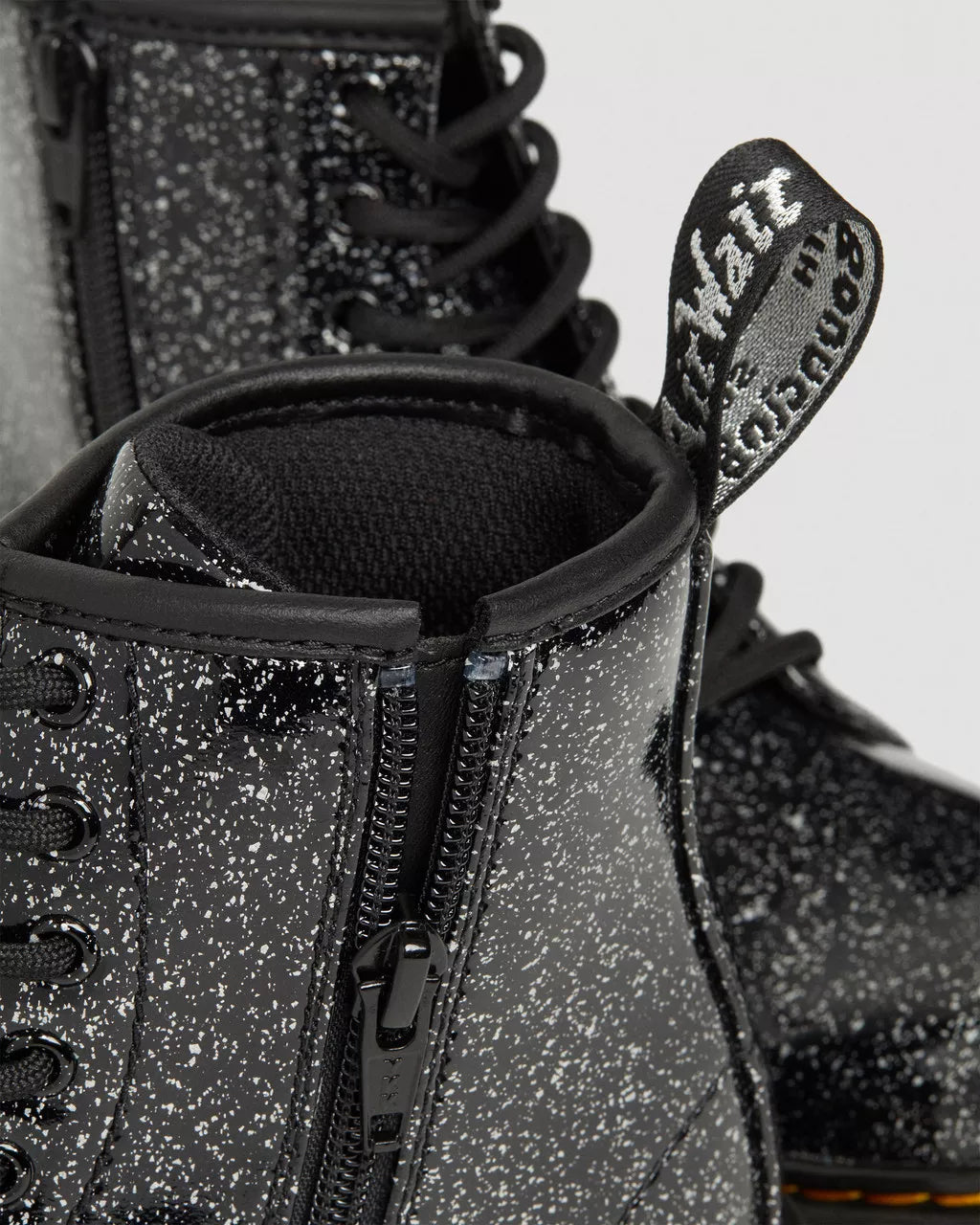 Junior 1460 Glitter Lace Up Boots